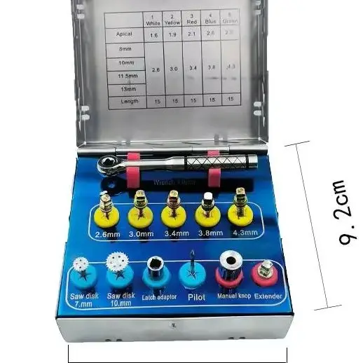 Dental Implant Bone Splitting & Compression Kit Sinus Lift Expander Screw Surgical Tools
Dental Implant Bone Splitting & Compression Kit Sinus Lift Expander Screw Surgical Tools