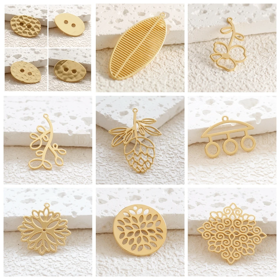 One Piece Premium Gold Plated Laser Cut Solid Brass Charm - Varies Shapes (4906C-G)
One Piece Premium Gold Plated Laser Cut Solid Brass Charm - Varies Shapes (4906C-G)