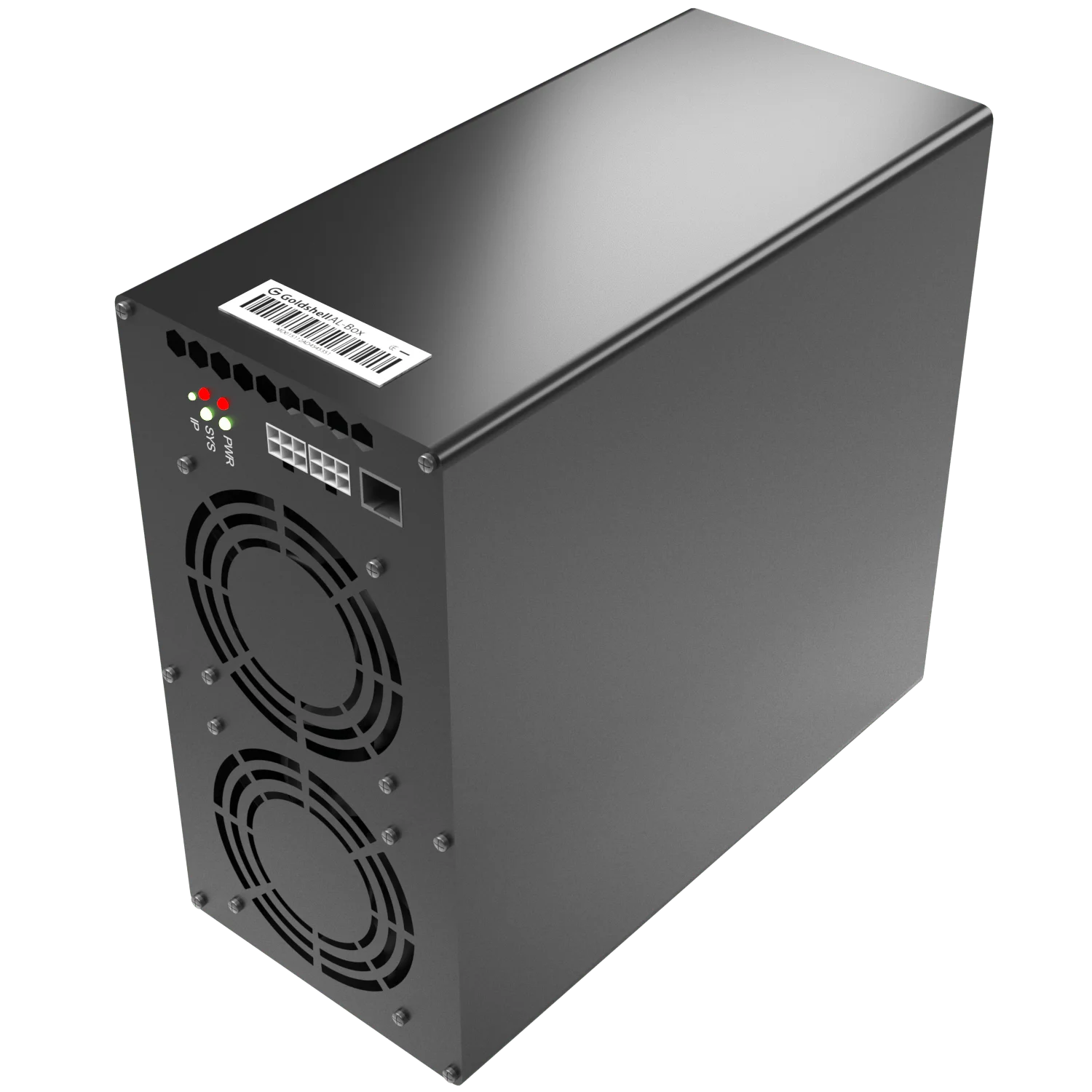FAST SHIPPING ON Goldshell AL Box II 720GH/s 360W (ALPH)
FAST SHIPPING ON Goldshell AL Box II 720GH/s 360W (ALPH)