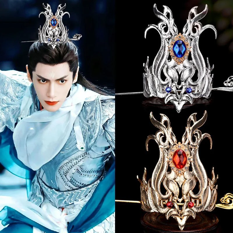 Ancient Chinese Men's Hanfu Hairpin High Ponytail Tang And Song Style Taoist Wuxia General Hair Binding Crown Hair Accessory
Ancient Chinese Men's Hanfu Hairpin High Ponytail Tang And Song Style Taoist Wuxia General Hair Binding Crown Hair Accessory