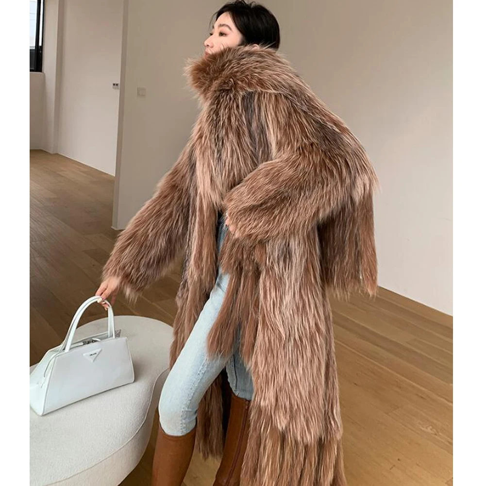 Denny&Dora Genuine With Big Lapel Collar Fur Jacket Female Natural Fur Coats Outwear Long Style
Denny&Dora Genuine With Big Lapel Collar Fur Jacket Female Natural Fur Coats Outwear Long Style