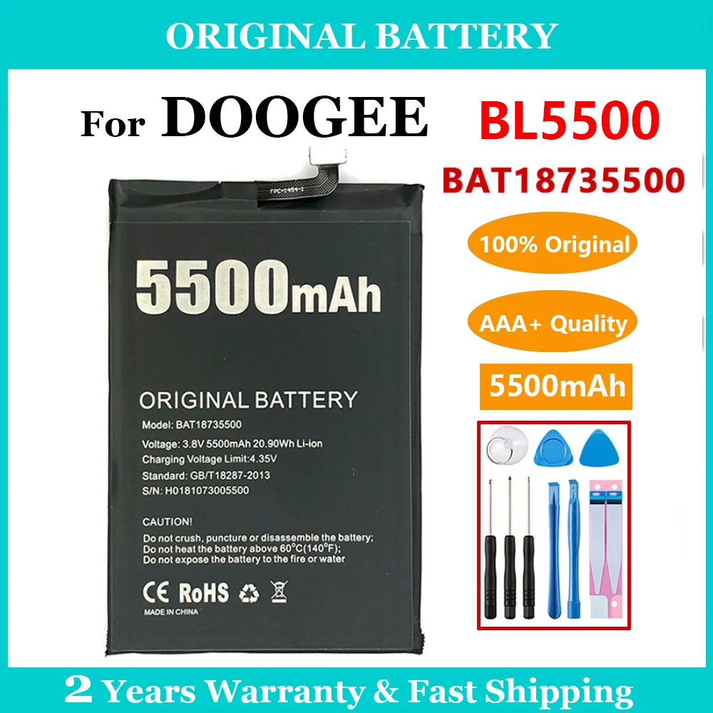 100% Оригинальный аккумулятор DOOGEE BL5500, 5500 мАч, Для Doogee S70 Bl5500 Y7 plus, мобильный телефон X55 + бесплатный инструмент
100% Оригинальный аккумулятор DOOGEE BL5500, 5500 мАч, Для Doogee S70 Bl5500 Y7 plus, мобильный телефон X55 + бесплатный инструмент