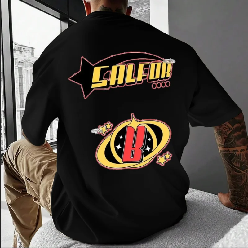 New Y2K style printed Harajuku retro street style men's T-shirt with printed pattern casual round neck short sleeved T-shirt
New Y2K style printed Harajuku retro street style men's T-shirt with printed pattern casual round neck short sleeved T-shirt