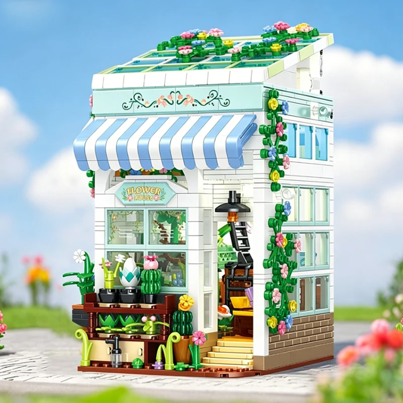 1185PCS DIY Building Blocks Set MOC Creative Garden Hut City Street View LED Model Home Decor Puzzle Toy Gift
1185PCS DIY Building Blocks Set MOC Creative Garden Hut City Street View LED Model Home Decor Puzzle Toy Gift