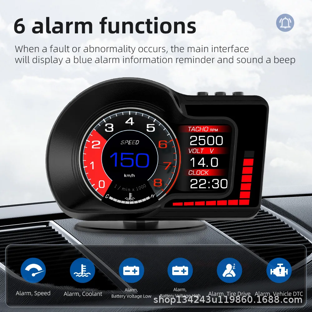 Car modification obd instrument HUD head up gps vehicle speed water temperature oil consumption oil temperature turbine F15
Car modification obd instrument HUD head up gps vehicle speed water temperature oil consumption oil temperature turbine F15
