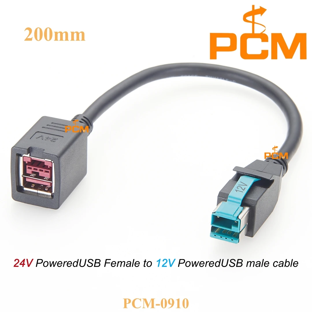 Кабель-удлинитель USB с питанием 24В (женский разъем) на 12В (мужской разъем) для POS-систем, принтеров чеков, сенсорных мониторов и сканеров штрих-кодов.
Кабель-удлинитель USB с питанием 24В (женский разъем) на 12В (мужской разъем) для POS-систем, принтеров чеков, сенсорных мониторов и сканеров штрих-кодов.