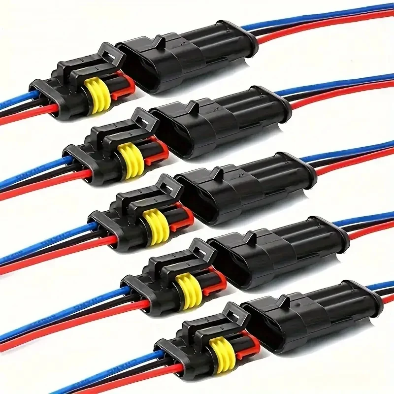 10 Pack 3 Pin Wire Connectors, 18AWG Male Female Plug Socket, Quick Disconnect Car, Truck Wire Connectors
10 Pack 3 Pin Wire Connectors, 18AWG Male Female Plug Socket, Quick Disconnect Car, Truck Wire Connectors