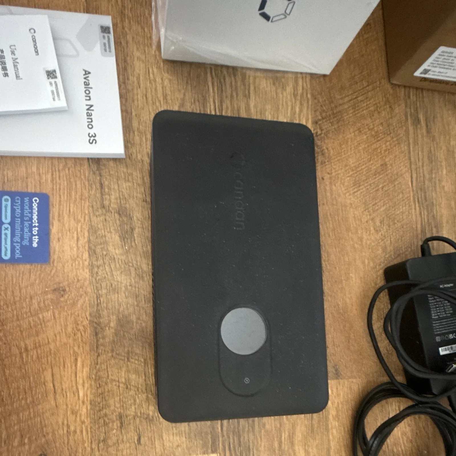 LA BUY 3 GET 2 FREE Canaan Avalon Nano 3S ASIC Miner SHA-256 Bitcoin 4000 GH/s 140W w/ Adapter
LA BUY 3 GET 2 FREE Canaan Avalon Nano 3S ASIC Miner SHA-256 Bitcoin 4000 GH/s 140W w/ Adapter