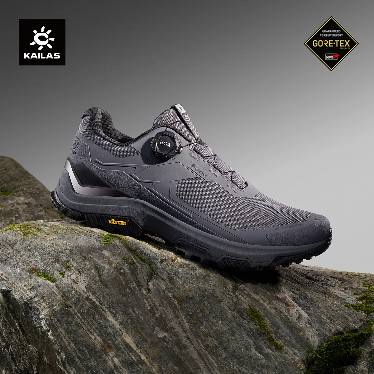 Водонепроницаемые походные кроссовки KAILAS JieShan GTX BOA, легкие, дышащие, нескользящие, для активного отдыха, модель KS2532134
Водонепроницаемые походные кроссовки KAILAS JieShan GTX BOA, легкие, дышащие, нескользящие, для активного отдыха, модель KS2532134