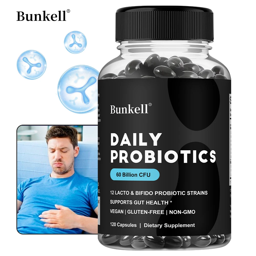 Daily Probiotics with Prebiotics | Probiotic Blend with 60 Billion CFU, Non-GMO Verified & Vegan
Daily Probiotics with Prebiotics | Probiotic Blend with 60 Billion CFU, Non-GMO Verified & Vegan