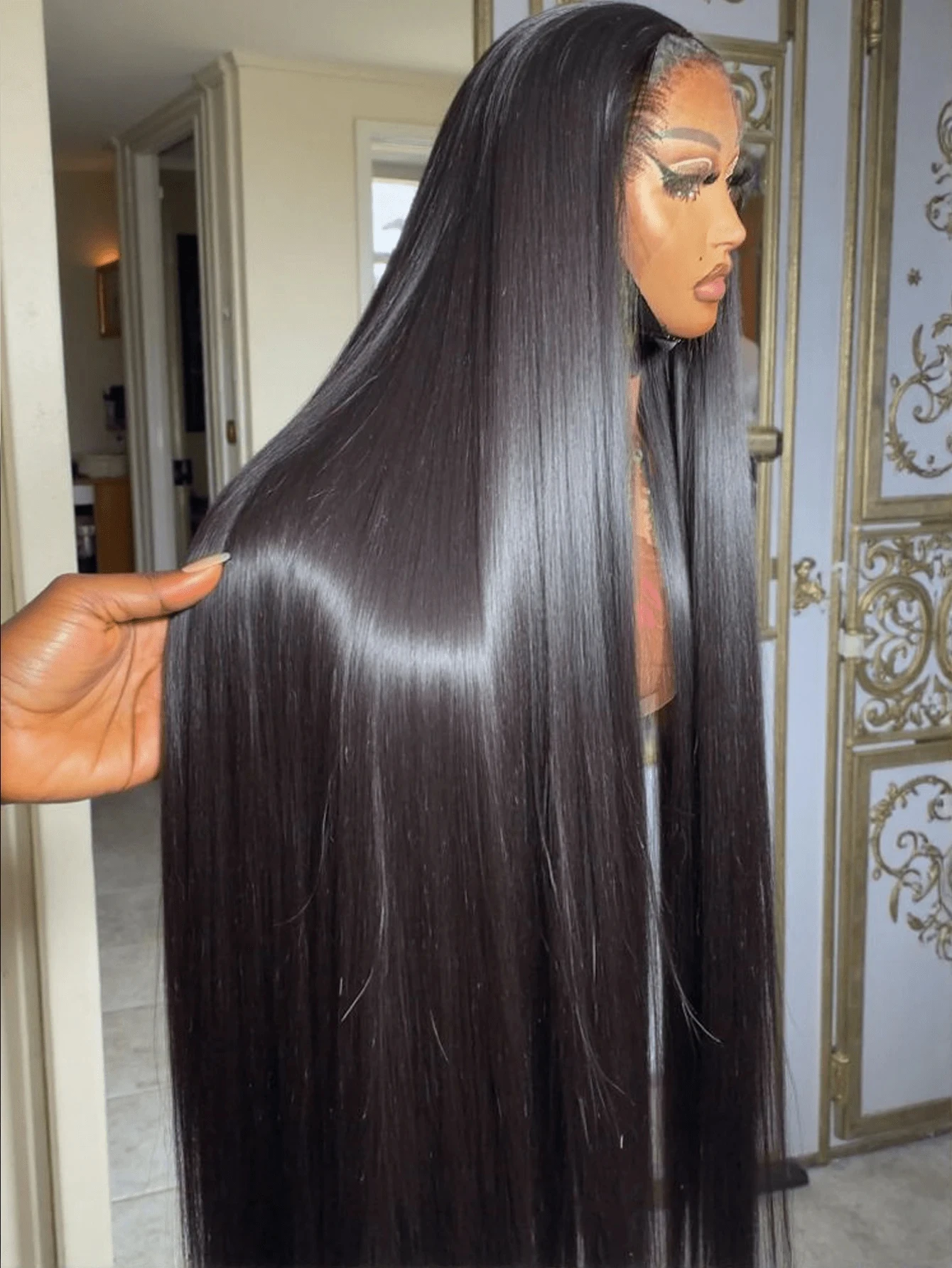 30 40 дюймов 360 Full HD Прямые кружевные фронтальные парики 200 Плотность 100% парик из натуральных волос Бразильский предварительно выщипанный парик из натуральных волос на кружеве
30 40 дюймов 360 Full HD Прямые кружевные фронтальные парики 200 Плотность 100% парик из натуральных волос Бразильский предварительно выщипанный парик из натуральных волос на кружеве