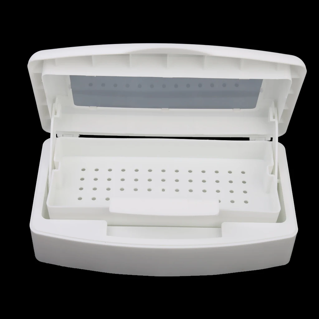 Nail Sterilizer Tray Plastic Disinfection Box Nail Art Tools Clean Salon Beauty Manicure Sterilizing Tool
Nail Sterilizer Tray Plastic Disinfection Box Nail Art Tools Clean Salon Beauty Manicure Sterilizing Tool