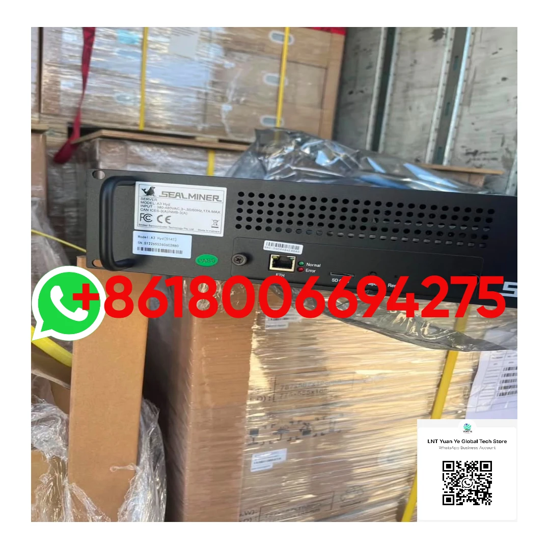 B. ORIGINAL NEW Bitdeer SealMiner A4 Ultra Hydro (886Th/s) 8372W 9.449j/Th ASIC BTC (Bitcoin) MINER
B. ORIGINAL NEW Bitdeer SealMiner A4 Ultra Hydro (886Th/s) 8372W 9.449j/Th ASIC BTC (Bitcoin) MINER
