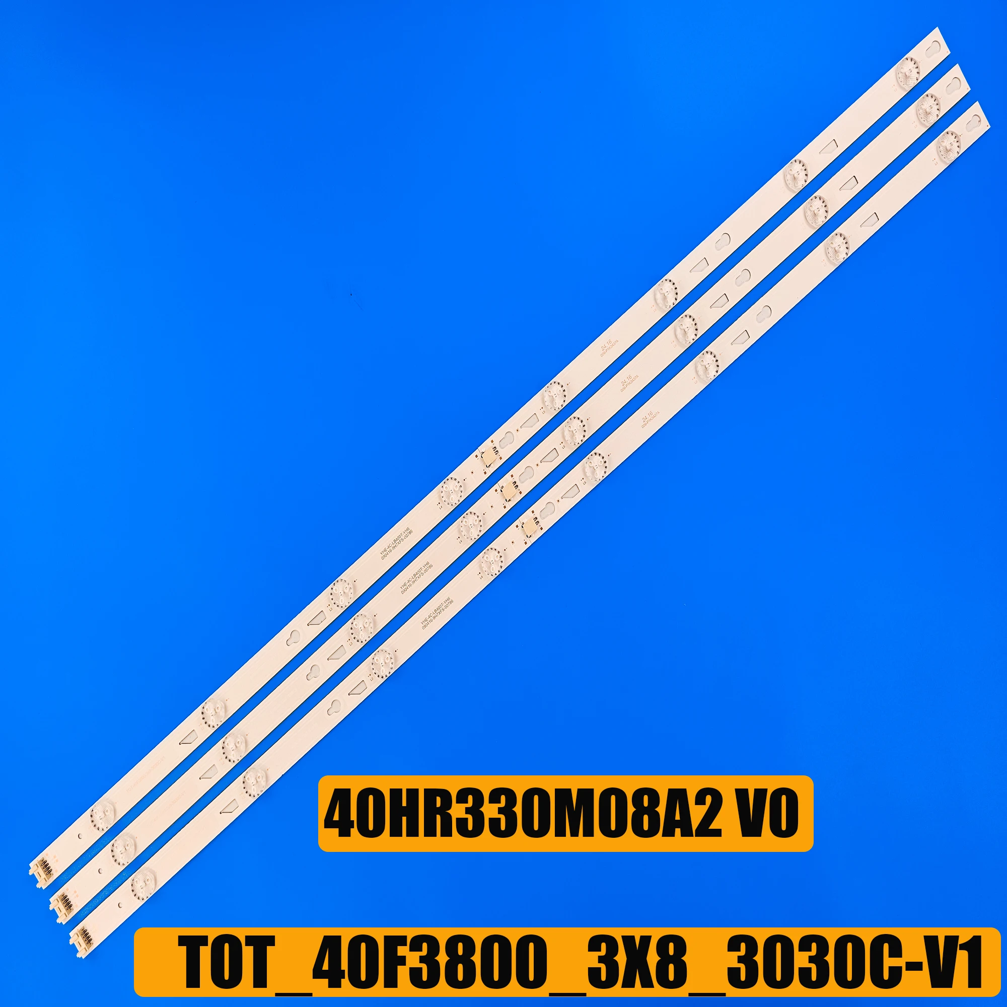 10 KIT LED Backlight strip For 40'' L40D2730B TOT_40F3800_3X8_3030C-V1 40HR330M08A2 V0 led40d2710b L40F3303B L40F3301B L40F3800A
10 KIT LED Backlight strip For 40'' L40D2730B TOT_40F3800_3X8_3030C-V1 40HR330M08A2 V0 led40d2710b L40F3303B L40F3301B L40F3800A