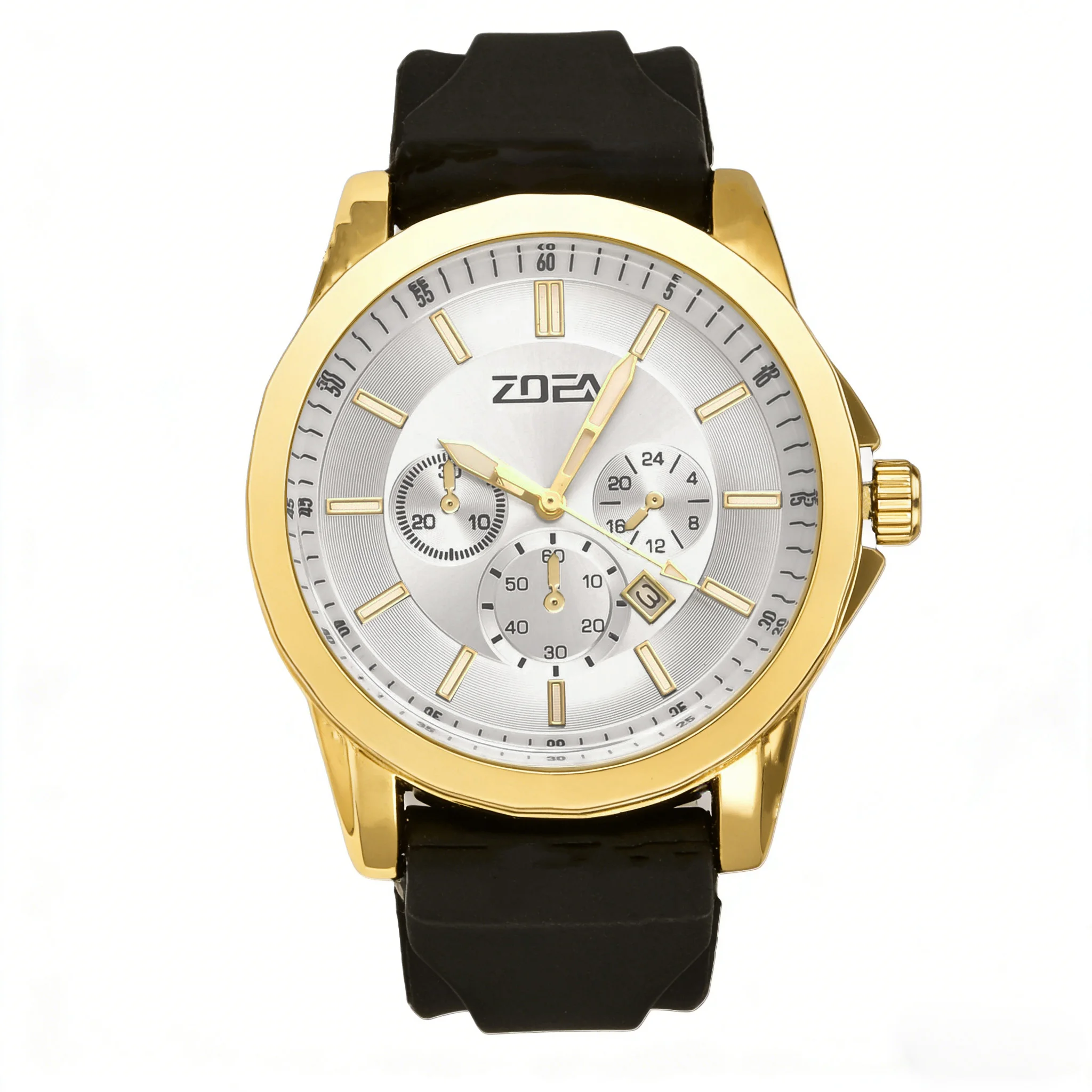 ZOEA 9496Men's Quartz Watch with Silicone Strap, Calendar Display, 30M Waterproof, Multiple Colors Available, Ideal Gift
ZOEA 9496Men's Quartz Watch with Silicone Strap, Calendar Display, 30M Waterproof, Multiple Colors Available, Ideal Gift