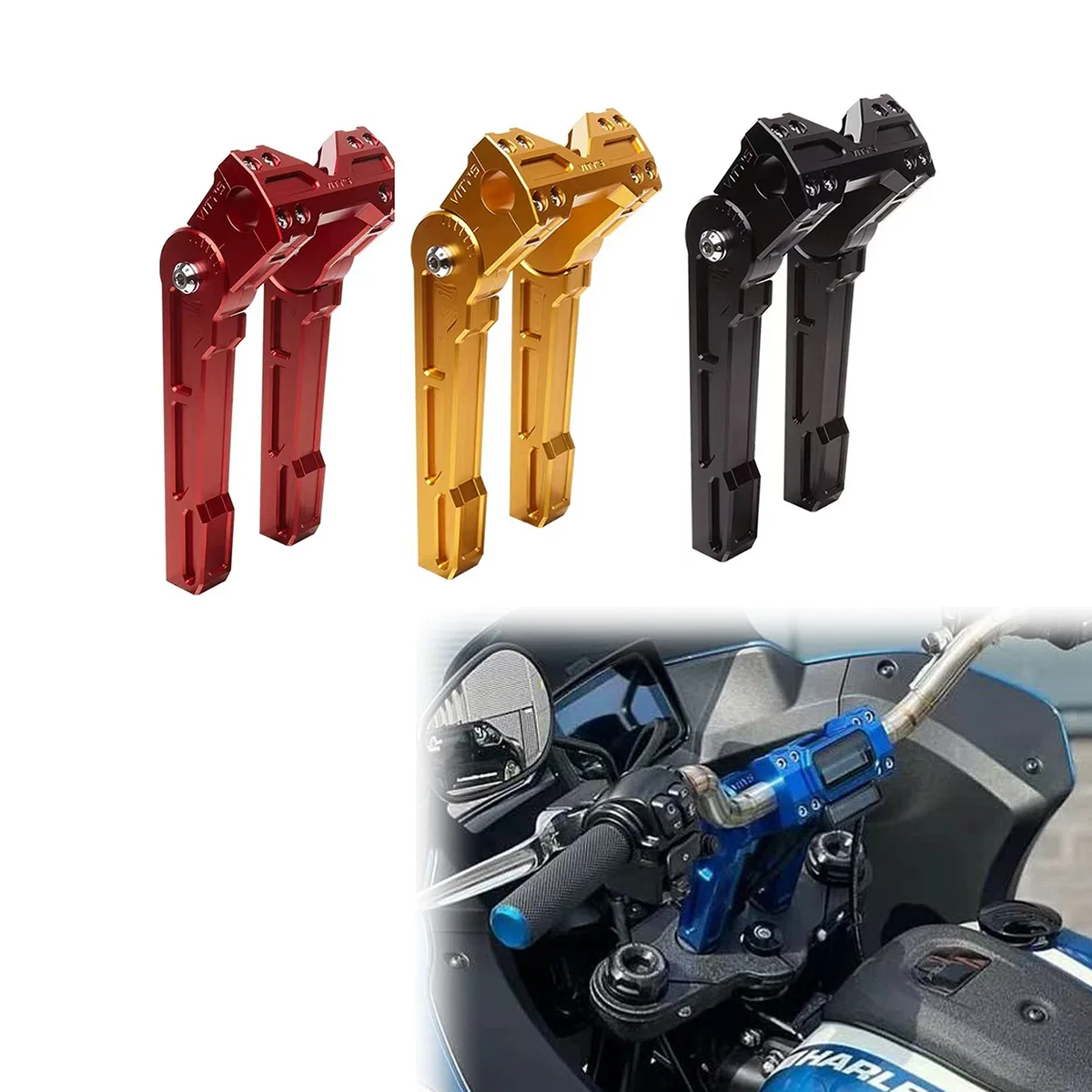 Motorcycle Handlebar Adjustable 1inch Riser Clamp for Harley 883 Street Bob Low Rider S/ST
Motorcycle Handlebar Adjustable 1inch Riser Clamp for Harley 883 Street Bob Low Rider S/ST