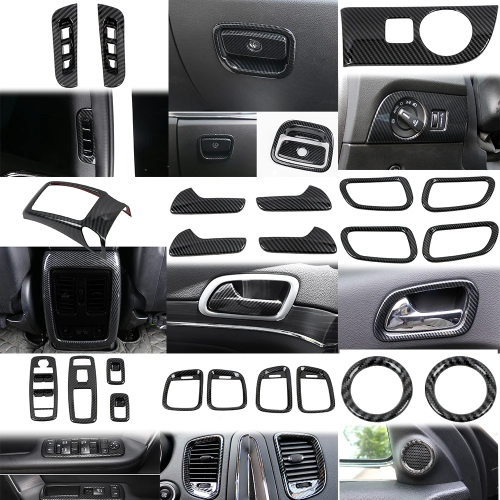 Fit For Dodge Durango 2011-2020 Car Accessories ABS Plastic Carbon Interior Protector Moldings Cover 24pcs
Fit For Dodge Durango 2011-2020 Car Accessories ABS Plastic Carbon Interior Protector Moldings Cover 24pcs