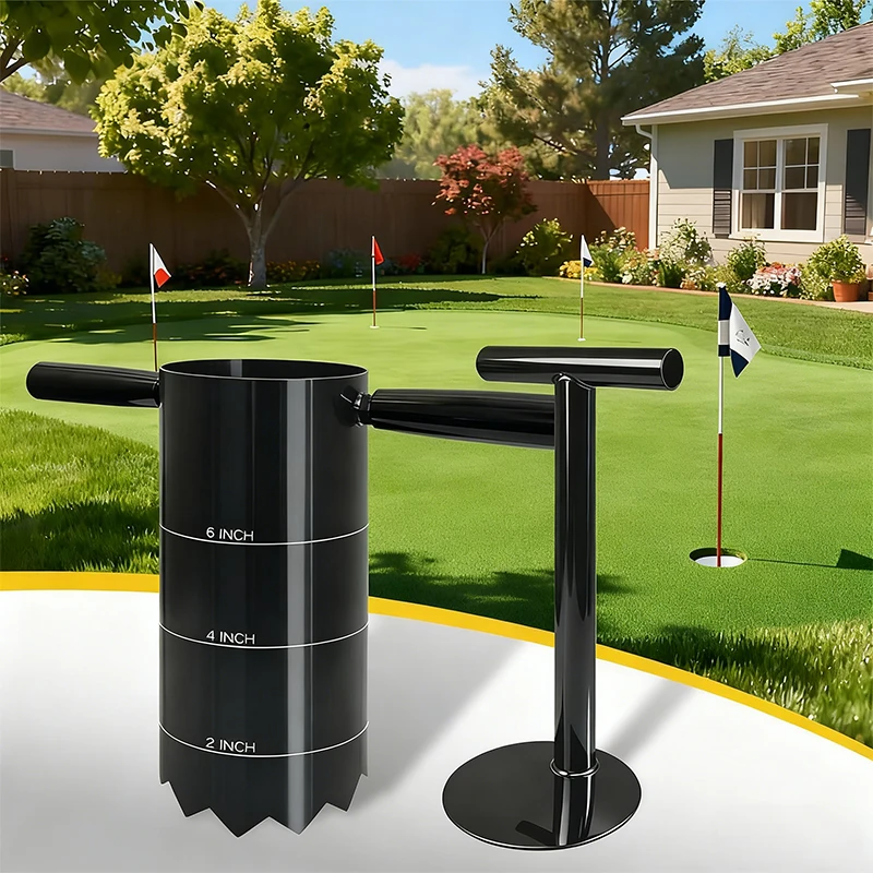 Портативный резак для отверстий в гольфе со съемной ручкой и крышкой, легко копается отверстий для уличного гольфа, зелени, профессиональные аксессуары
Портативный резак для отверстий в гольфе со съемной ручкой и крышкой, легко копается отверстий для уличного гольфа, зелени, профессиональные аксессуары