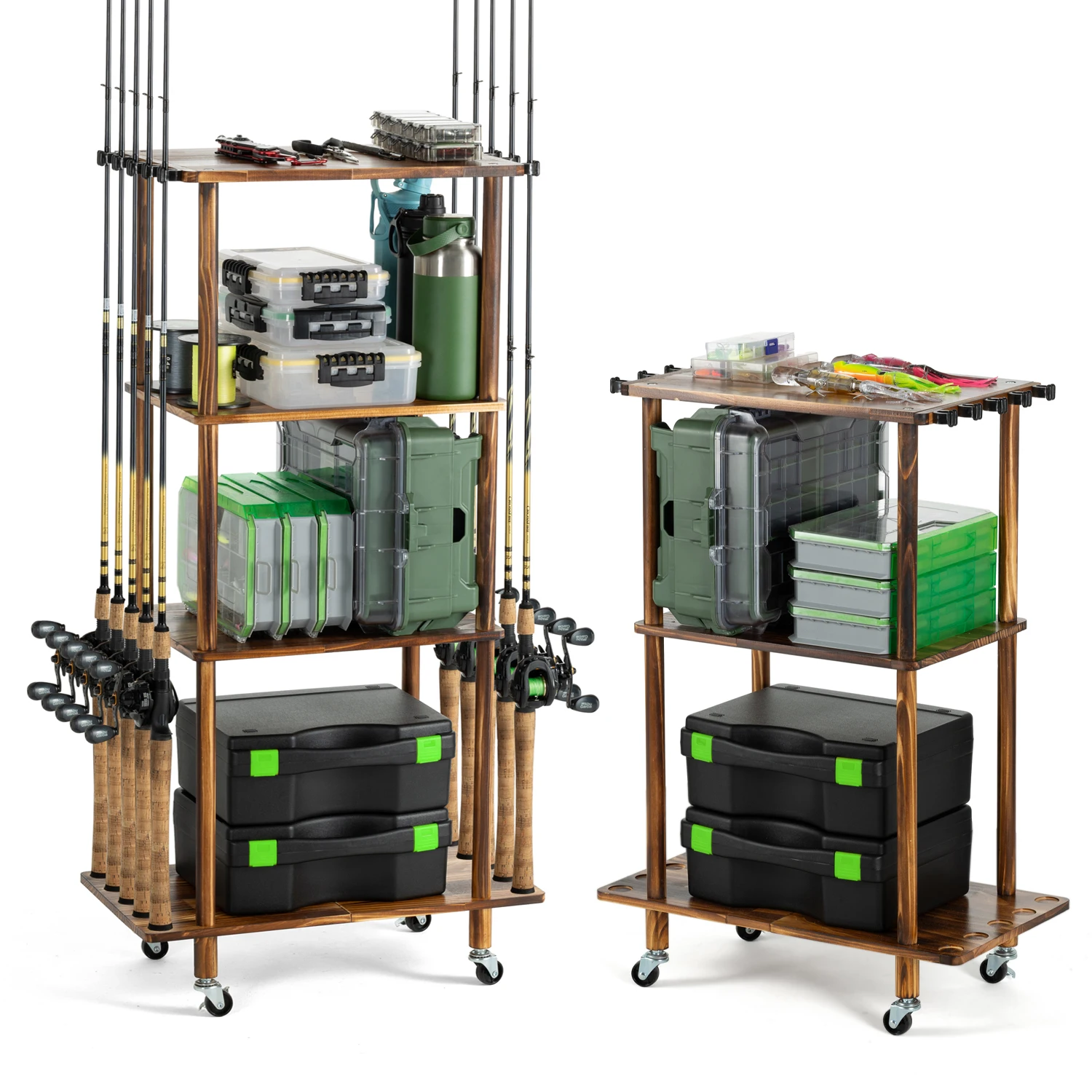 Fishing 10 Rods Rack 3 Tier Fishing Storage Rack, Space-Saving Fishing Rod Holders for Garage, Fishing Gear Tackle Box Fishing E
Fishing 10 Rods Rack 3 Tier Fishing Storage Rack, Space-Saving Fishing Rod Holders for Garage, Fishing Gear Tackle Box Fishing E