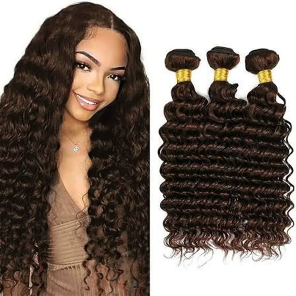 Color #4 Loose Deep Bundle Chocolate Brown Human Hair Bundles 26 28 30 Inch Dark Brown Deep Wave Bundles Deals Curly Hair Weaves
Color #4 Loose Deep Bundle Chocolate Brown Human Hair Bundles 26 28 30 Inch Dark Brown Deep Wave Bundles Deals Curly Hair Weaves
