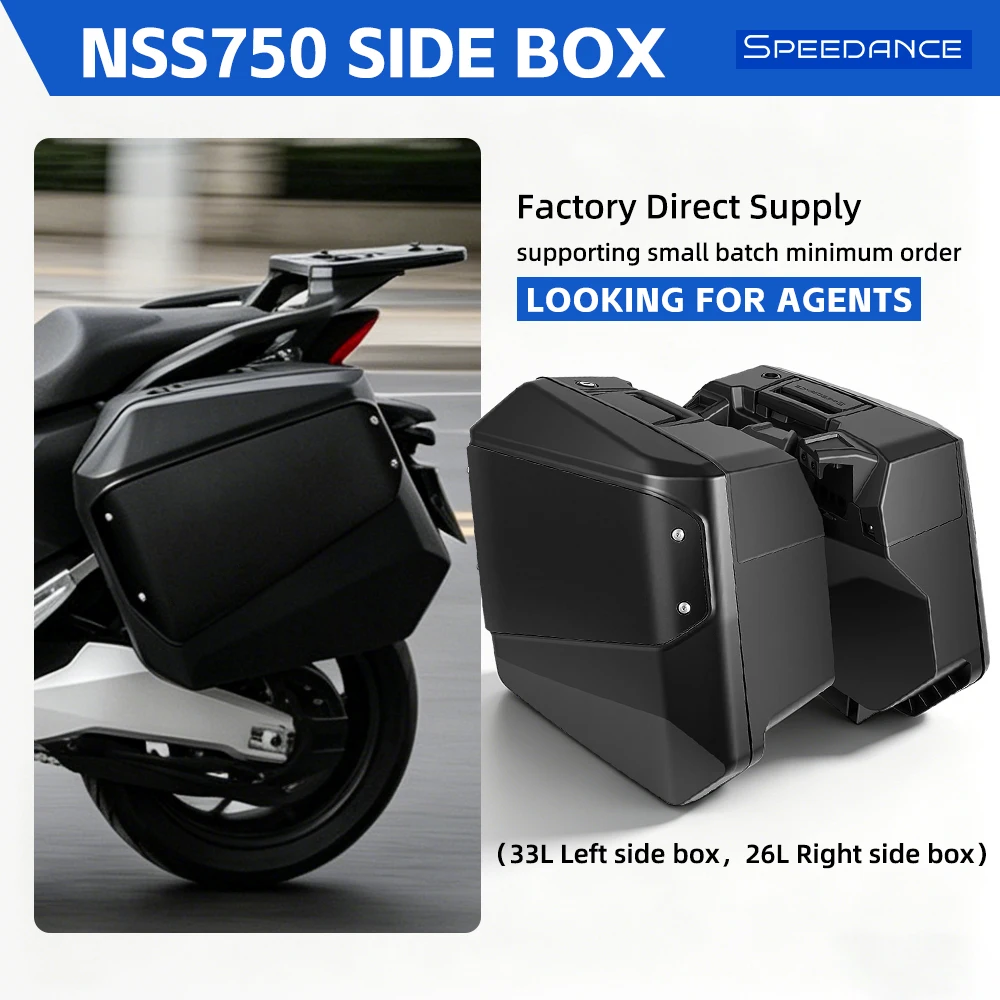 SPD Original Side Cases Motorcycle Rear Trunk Hard Side Saddlebag Box No-Drill Installation with Safety Lock for Honda NSS750
SPD Original Side Cases Motorcycle Rear Trunk Hard Side Saddlebag Box No-Drill Installation with Safety Lock for Honda NSS750