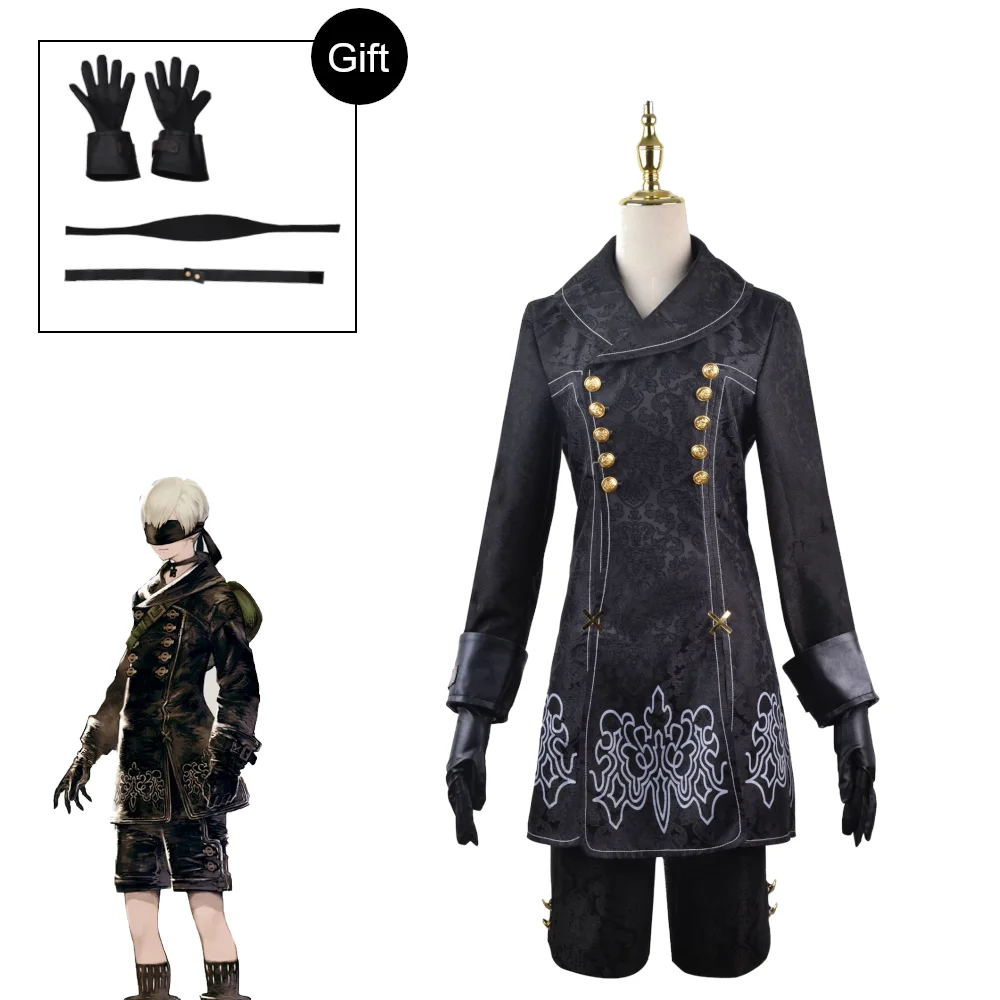 YoRHa 9S Cosplay NieR Automata Costume Male Gothic Military Style Full Set Men's Anime Game Cosplay
YoRHa 9S Cosplay NieR Automata Costume Male Gothic Military Style Full Set Men's Anime Game Cosplay
