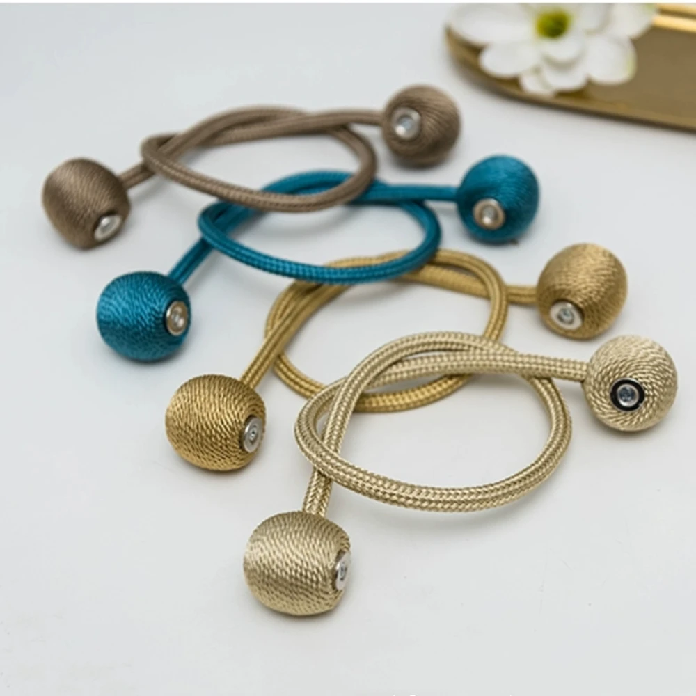 4Pcs Magnetic Curtain Tiebacks Holder Accessories Holdback Window Drape Buckle Clips Rope Curtains Accessory Clasp Magnet Strap
4Pcs Magnetic Curtain Tiebacks Holder Accessories Holdback Window Drape Buckle Clips Rope Curtains Accessory Clasp Magnet Strap