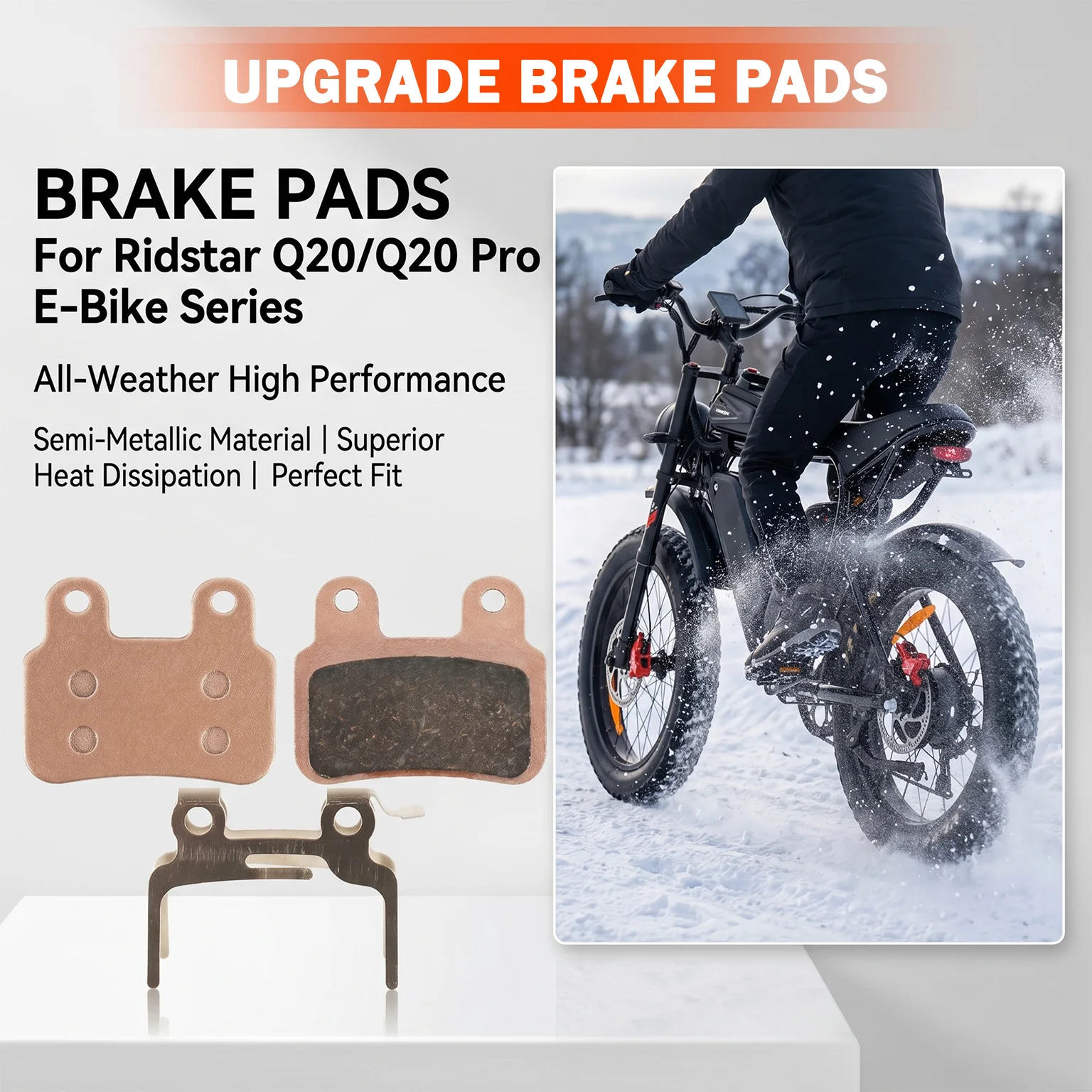 Budget-Friendly Upgrade: Semi-Metallic Brake Pads for Ridstar Q20/Q20 Pro/H26 Pro – Fit XD-KLBS-DOT4, Great Value
Budget-Friendly Upgrade: Semi-Metallic Brake Pads for Ridstar Q20/Q20 Pro/H26 Pro – Fit XD-KLBS-DOT4, Great Value