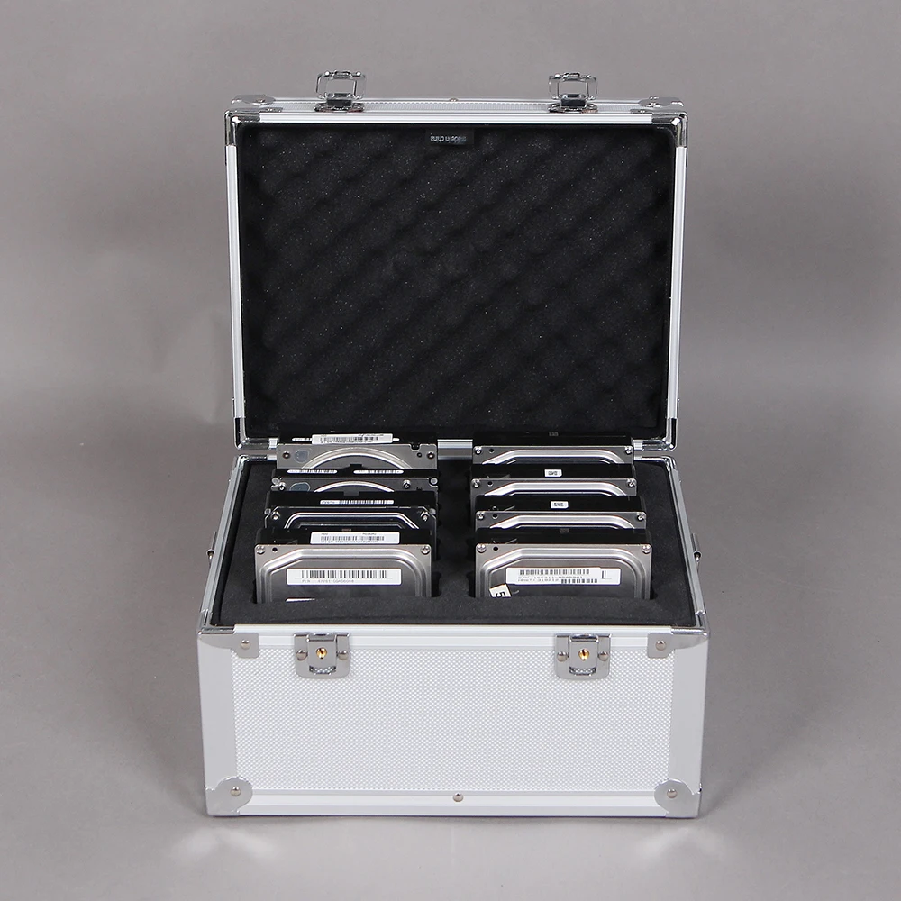 HDD8-AL 29x22.3x18cm HDD Hard Disk Storage Box, AluminumCase, HardDiskcase, Aluminumbox, Equipment box
HDD8-AL 29x22.3x18cm HDD Hard Disk Storage Box, AluminumCase, HardDiskcase, Aluminumbox, Equipment box