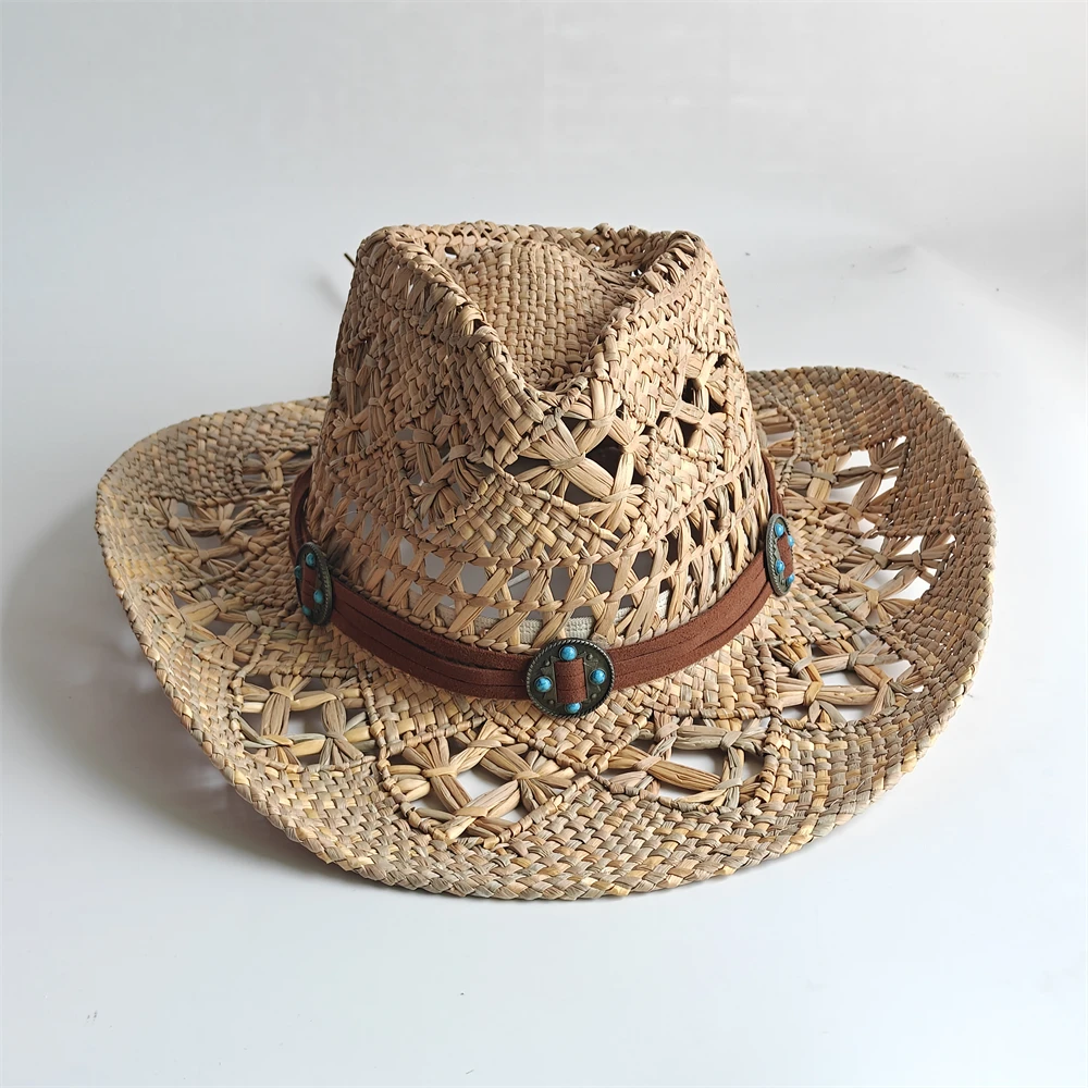 vintage Western Cowboy Straw Hat shell Men Summer natural straw hat hollow Bohemian Beach Sun Cap Unisex Wide Brim Men Sun Ha
vintage Western Cowboy Straw Hat shell Men Summer natural straw hat hollow Bohemian Beach Sun Cap Unisex Wide Brim Men Sun Ha