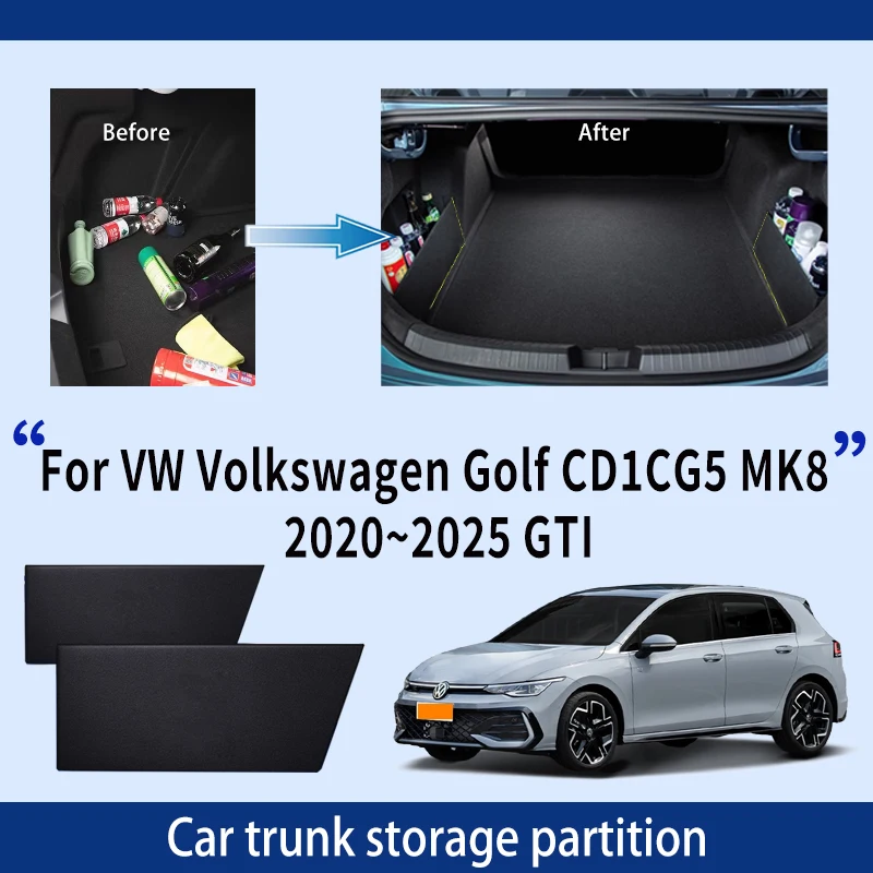 For VW Volkswagen Golf CD1CG5 MK8 2020~2025 2023 Car Trunk Storage Partition Multifunction Storage Box Auto Interior Accessories
For VW Volkswagen Golf CD1CG5 MK8 2020~2025 2023 Car Trunk Storage Partition Multifunction Storage Box Auto Interior Accessories