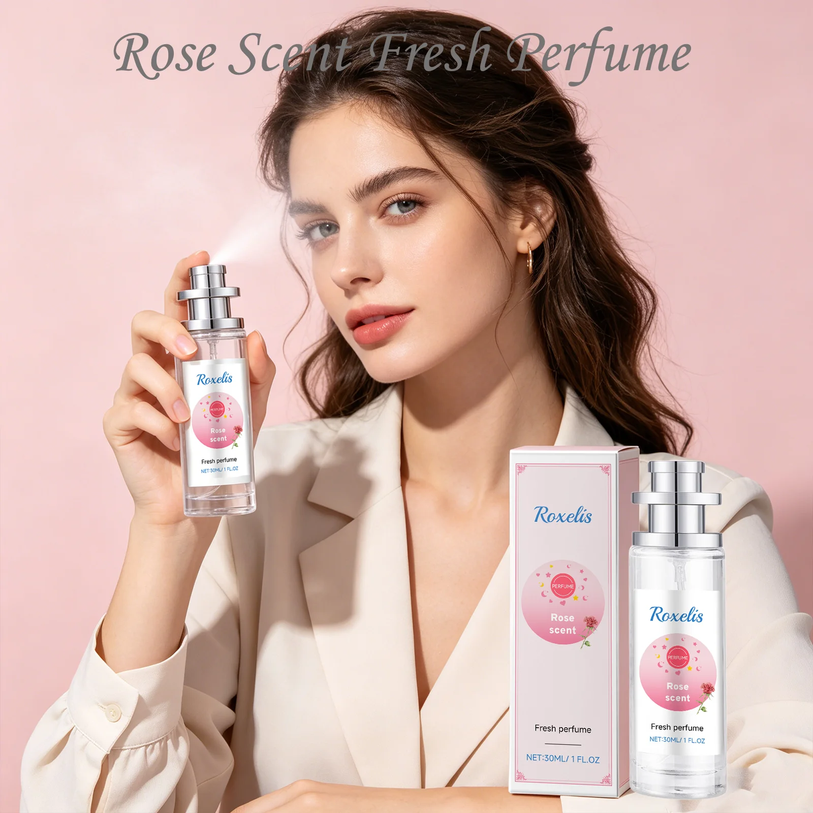 Roxelis 30ml Rose Scent Fresh Perfume Delicate Long Lasting Aroma Gentle Deodorizing Effect Elegant Body Fragrance For Women Daily Use
Roxelis 30ml Rose Scent Fresh Perfume Delicate Long Lasting Aroma Gentle Deodorizing Effect Elegant Body Fragrance For Women Daily Use