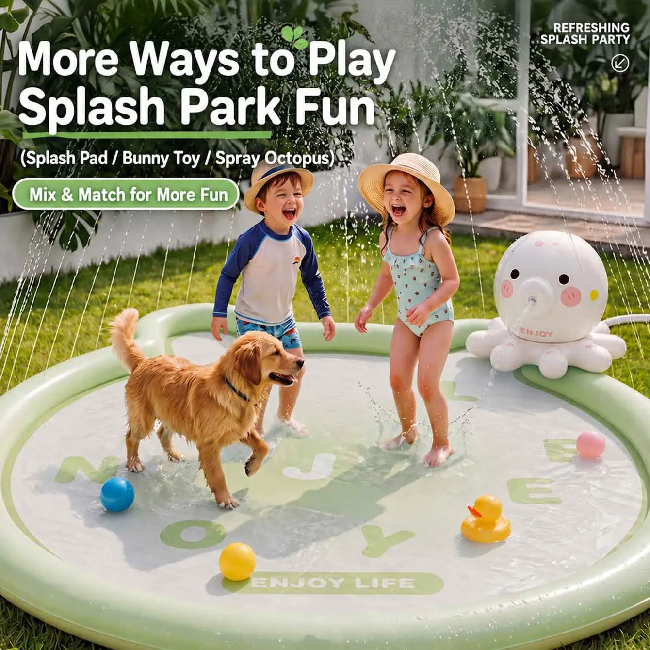 1PC Play Spray Mat 100/170cm Beach Inflatable Water Sprinkler Pad Outdoor Game Toy Lawn Swimming Pool Mat Toys
1PC Play Spray Mat 100/170cm Beach Inflatable Water Sprinkler Pad Outdoor Game Toy Lawn Swimming Pool Mat Toys