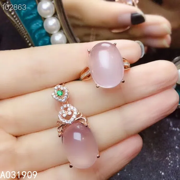 Jewelry Girl Natural Pink Crystal Hibiscus Stone Gemstone Necklace Pendant Ring Set 925 Pure Silver Plated Rose Gold Water Drop
Jewelry Girl Natural Pink Crystal Hibiscus Stone Gemstone Necklace Pendant Ring Set 925 Pure Silver Plated Rose Gold Water Drop