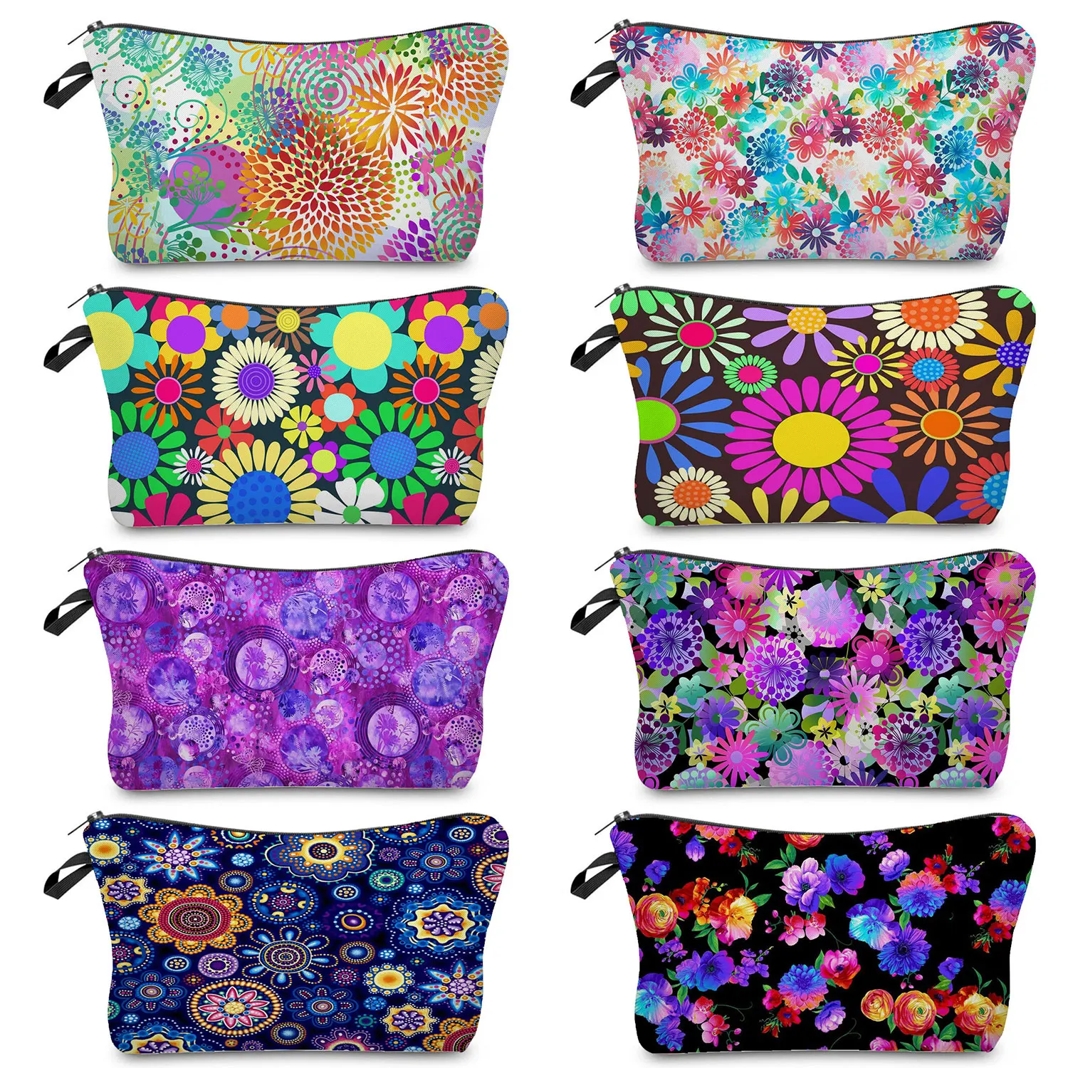 Bright Colors Round Floral Printed Makeup Organizer Fashion Pretty Women's Cosmetic Bags Travel Toiletry Bag School Pencil Cases
Bright Colors Round Floral Printed Makeup Organizer Fashion Pretty Women's Cosmetic Bags Travel Toiletry Bag School Pencil Cases
