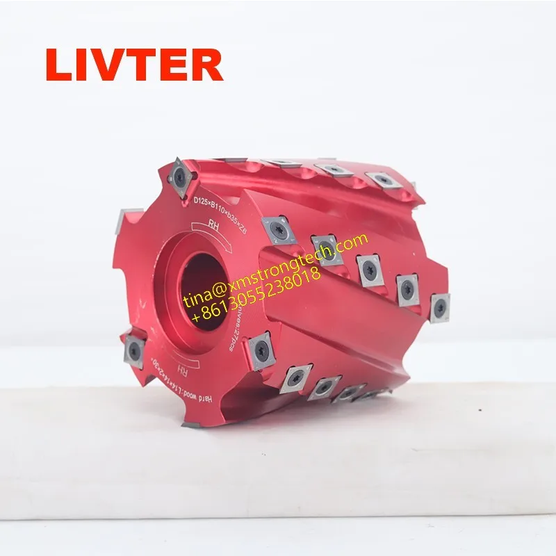 LIVTER Woodworking Light-Duty Planer Helical Spiral Milling Cutter Head
LIVTER Woodworking Light-Duty Planer Helical Spiral Milling Cutter Head
