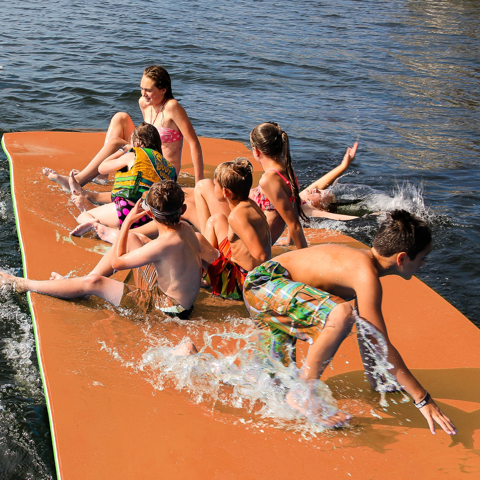 12 FT 3-Layer XPE Lily Pad Floating Mat, Double-Sided Use Floating Water Mat
12 FT 3-Layer XPE Lily Pad Floating Mat, Double-Sided Use Floating Water Mat