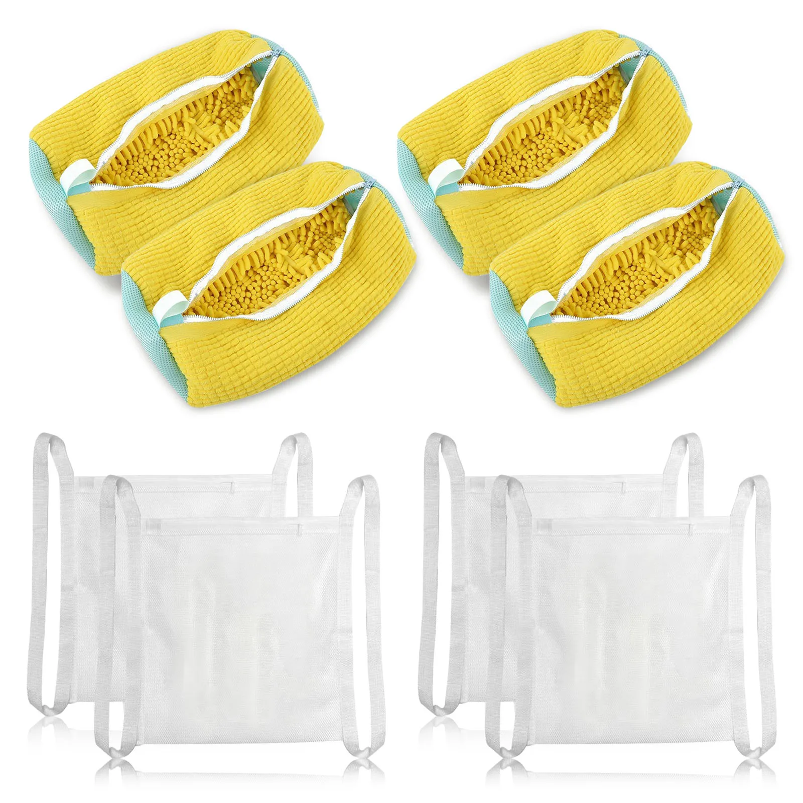 4Pcs Yellow Shoe Washing Machine Bag , Reusable Laundry Shoe Bag for Washer And Dryer, Sneaker and Tennis Shoes Cleaning
4Pcs Yellow Shoe Washing Machine Bag , Reusable Laundry Shoe Bag for Washer And Dryer, Sneaker and Tennis Shoes Cleaning