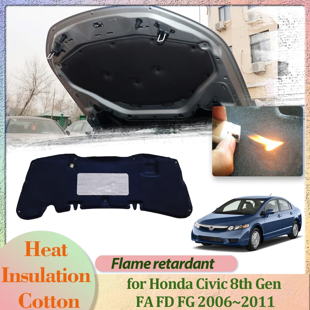 Крышка автомобильного капота двигателя для Honda Civic 8-го поколения FA FD FG 2006 ~ 2011 2007 2008 2009 2010 изоляционный вкладыш хлопковый звукоизоляционный багажник тепловой коврик аксессуары
Крышка автомобильного капота двигателя для Honda Civic 8-го поколения FA FD FG 2006 ~ 2011 2007 2008 2009 2010 изоляционный вкладыш хлопковый звукоизоляционный багажник тепловой коврик аксессуары