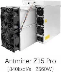 A Fast hipping Antminer Z15 Pro 840KSol/s ZEC Zcash Miner 2780W Low Noise Stable Crypto Mining Rig
A Fast hipping Antminer Z15 Pro 840KSol/s ZEC Zcash Miner 2780W Low Noise Stable Crypto Mining Rig