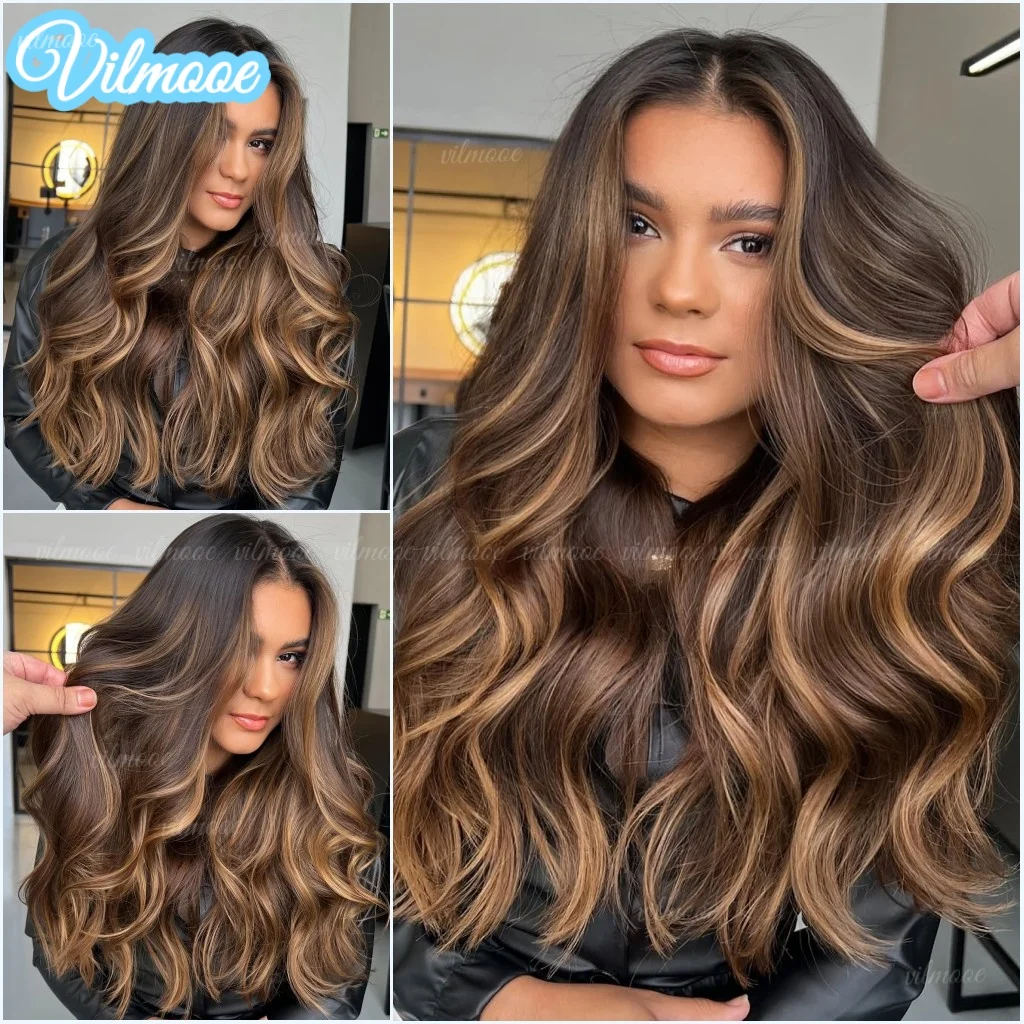 Highlight Ombre 13x4 Transparent Lace Front Wig Wavy 360Human Hair Wigs Honey Blonde Colored Brown Roots Closure Wigs For Women
Highlight Ombre 13x4 Transparent Lace Front Wig Wavy 360Human Hair Wigs Honey Blonde Colored Brown Roots Closure Wigs For Women