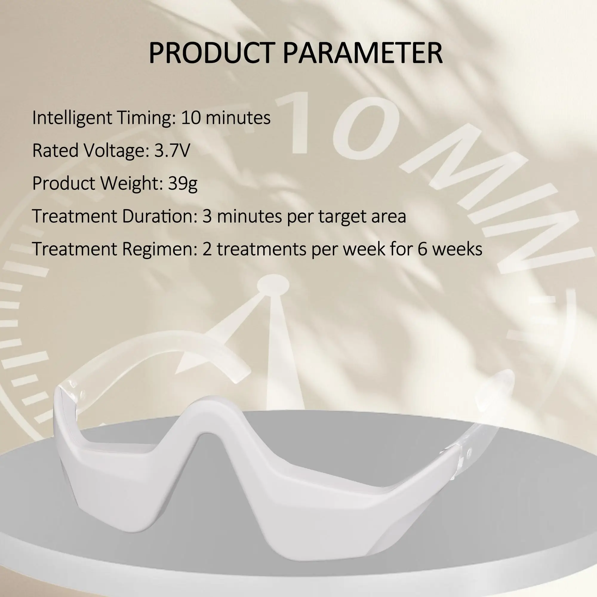 Under Eye Red Light Therapy Beauty Device 4 Modes Red Light Therapy Glasses for Eyes Bags, Dark Circles, Puffiness, Wrinkles Fine Lines, Soothing and Refreshing for Women & Men
Under Eye Red Light Therapy Beauty Device 4 Modes Red Light Therapy Glasses for Eyes Bags, Dark Circles, Puffiness, Wrinkles Fine Lines, Soothing and Refreshing for Women & Men