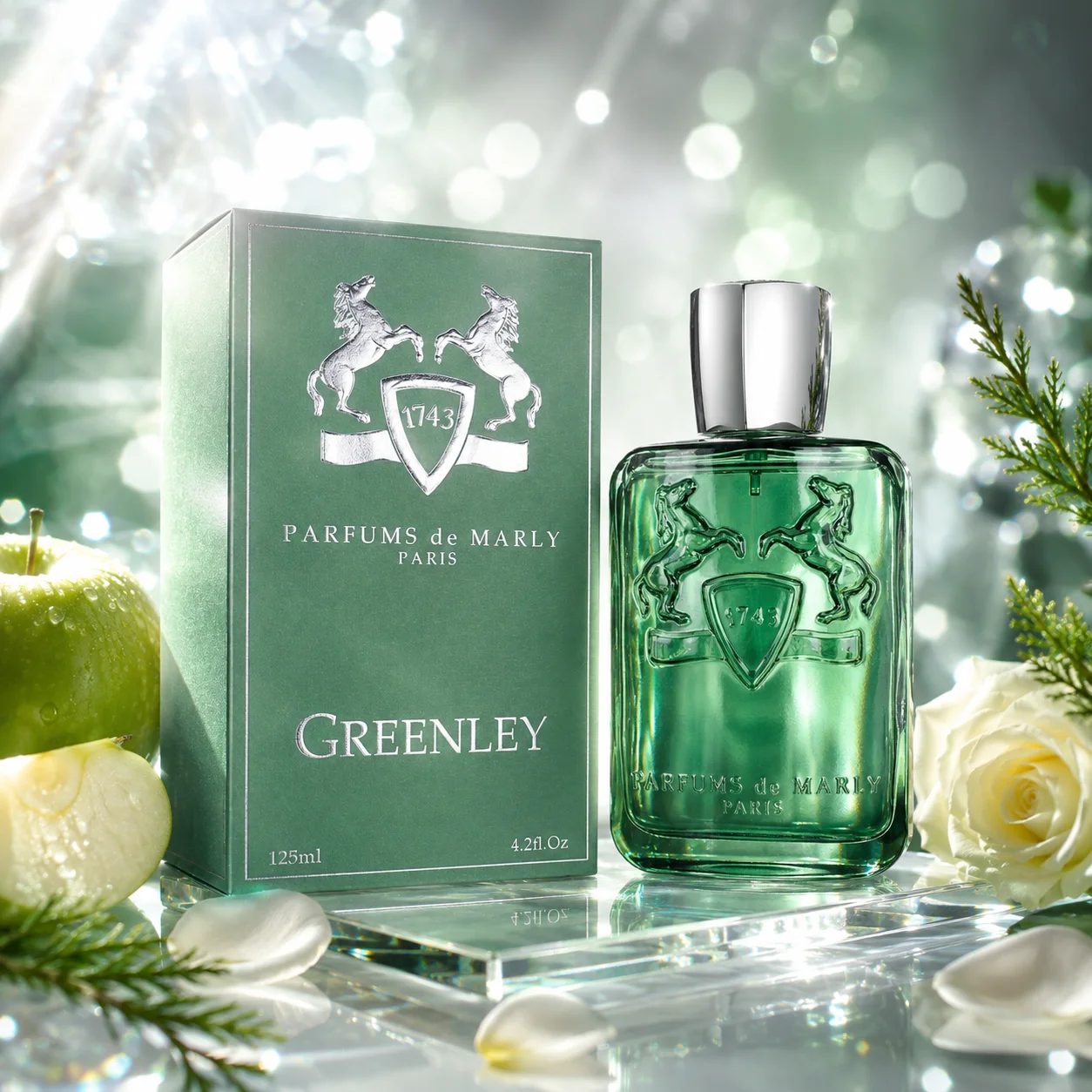 BRAND NEW Parfums de Marly Greenley 4.2 oz (125 ml) EDP Spray New Long-Lasting Perfume Women Fragrance For Daily Use
BRAND NEW Parfums de Marly Greenley 4.2 oz (125 ml) EDP Spray New Long-Lasting Perfume Women Fragrance For Daily Use