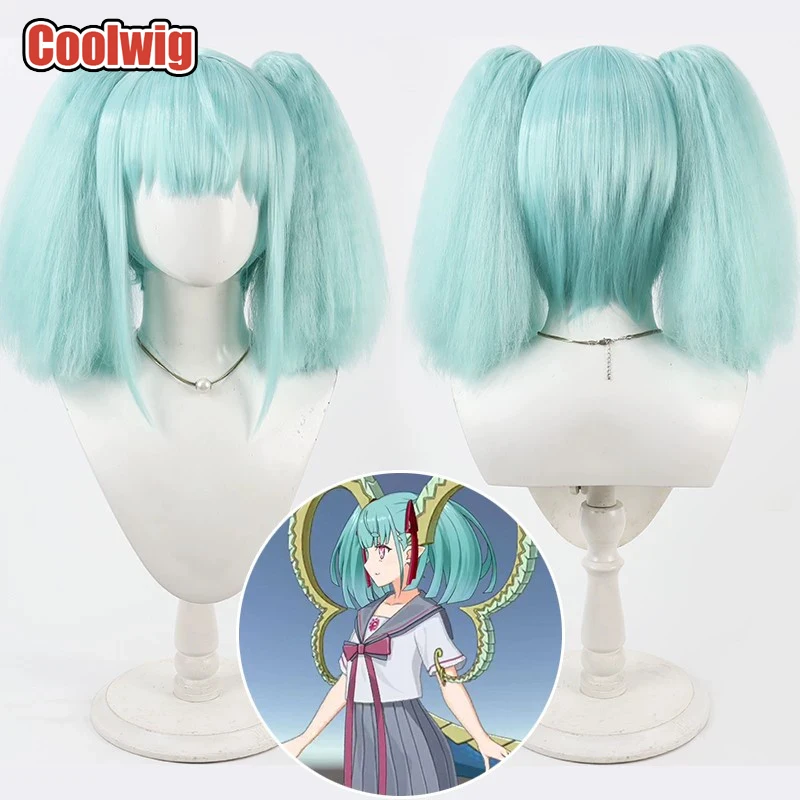 Coolwig Synthetic Hair Tiamat Cosplay Wigs Fate FGO Tiamat Halloween 30cm Short Straight Light Green Ponytail Wig Heat Resistant
Coolwig Synthetic Hair Tiamat Cosplay Wigs Fate FGO Tiamat Halloween 30cm Short Straight Light Green Ponytail Wig Heat Resistant