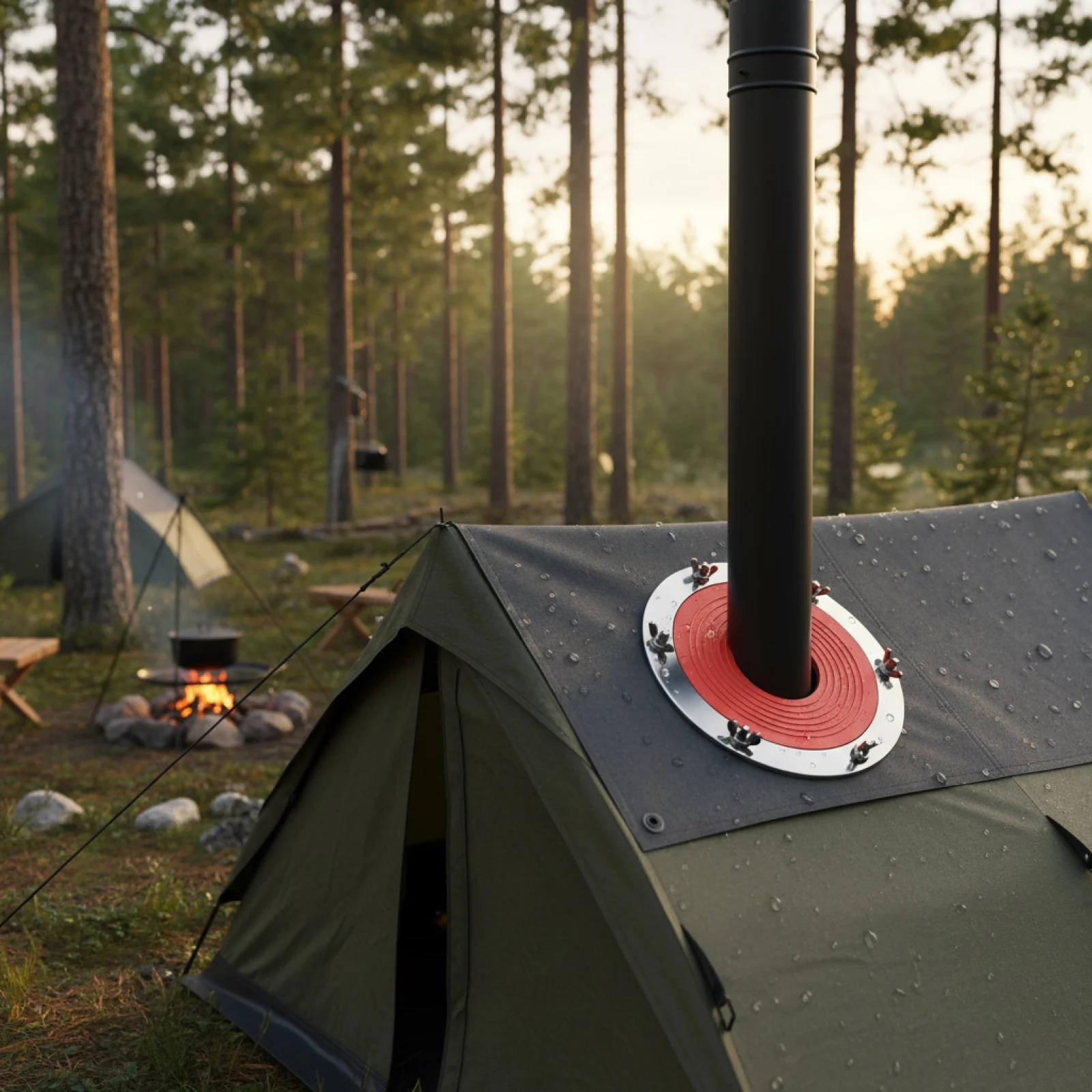 Tent Stove Jack Heat Resistant Roof Vent Pipe Flashing Burner Flue Pipe Fitting Stove Vent Accessories for Cabins Boats
Tent Stove Jack Heat Resistant Roof Vent Pipe Flashing Burner Flue Pipe Fitting Stove Vent Accessories for Cabins Boats