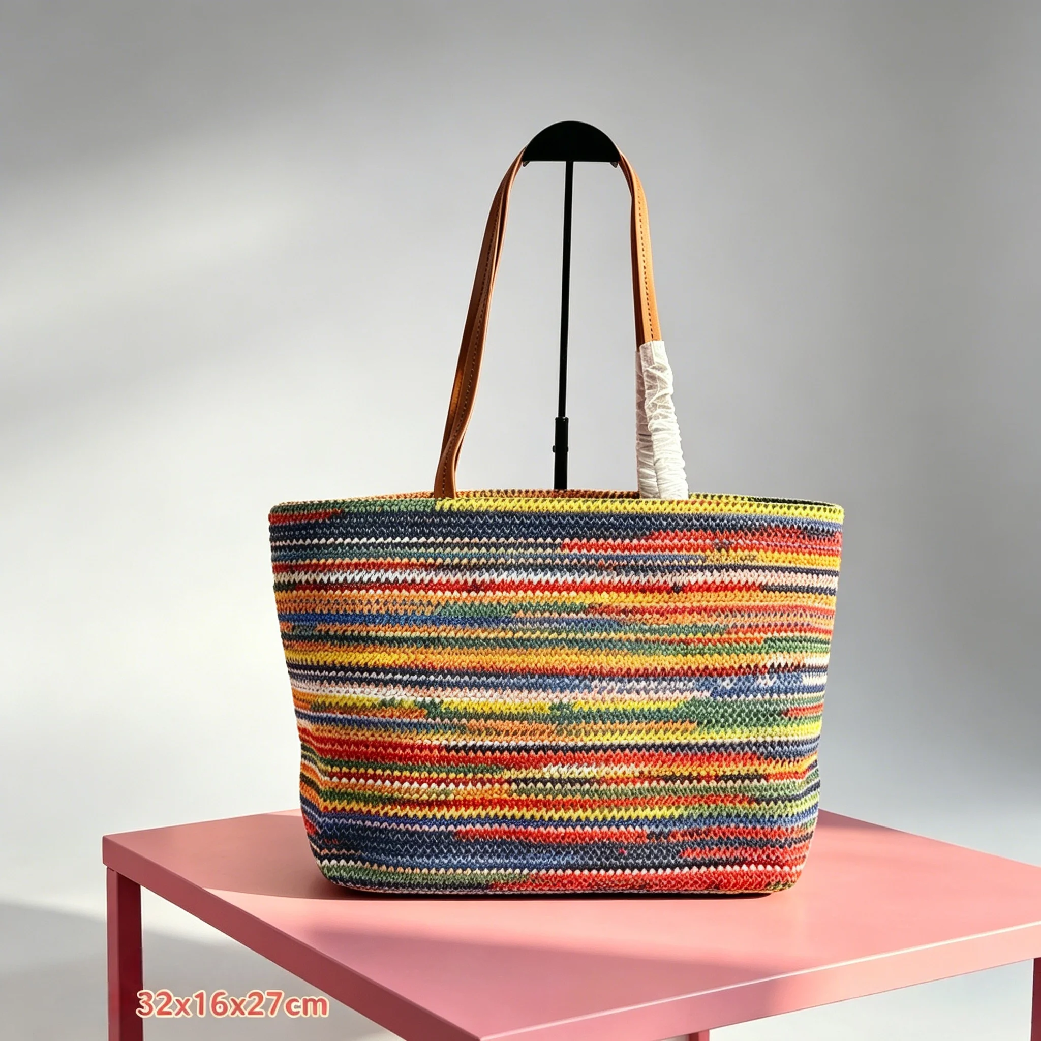2026 New Luxury Crocheted Tote Bag 32x16x27cm
2026 New Luxury Crocheted Tote Bag 32x16x27cm