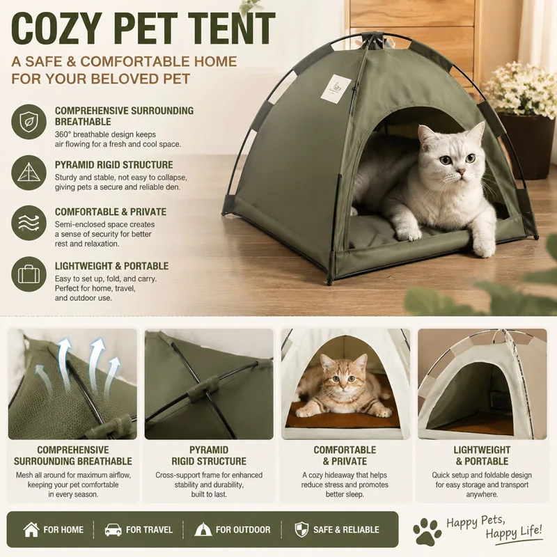 Pet Tent Bed Cats House Supplies Products Accessories Warm Cushions Furniture Sofa Basket Beds Winter Clamshell Kitten Tents Cat
Pet Tent Bed Cats House Supplies Products Accessories Warm Cushions Furniture Sofa Basket Beds Winter Clamshell Kitten Tents Cat