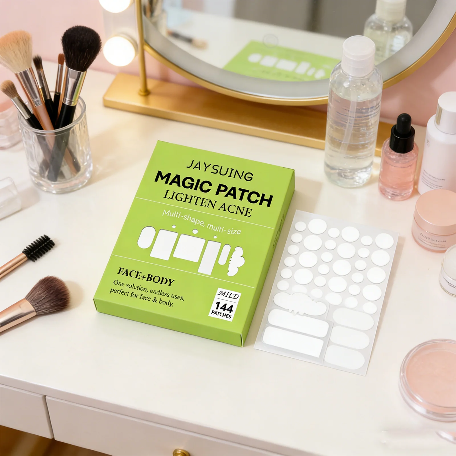 JAYSUING 144PCS Magic Patch, Soothing And Repairing, Isolation And Protection, Invisible Fit, Patch Design, Breathable Material
JAYSUING 144PCS Magic Patch, Soothing And Repairing, Isolation And Protection, Invisible Fit, Patch Design, Breathable Material