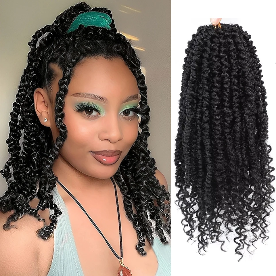 Pretwisted Passion Twist Hair 3 Packs Synthetic Pre Looped Bomb Water Wave Crochet Braids Hair Extensions for Women
Pretwisted Passion Twist Hair 3 Packs Synthetic Pre Looped Bomb Water Wave Crochet Braids Hair Extensions for Women