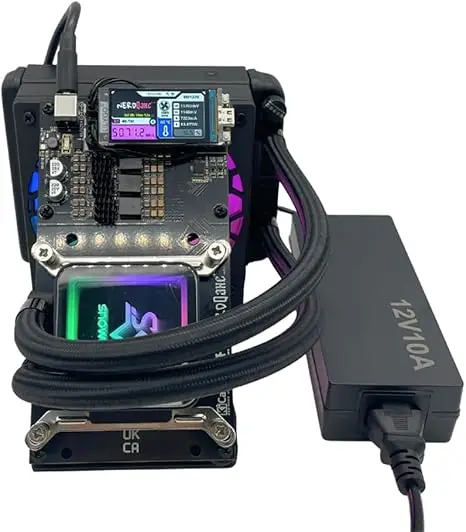 JD BUY 5 GET 3 FREE NerdQaxe++ Hydro 4.8TH/s±5% 78W BTC Miner 15J/Th 4*BM1370 ASIC Chips, Crypto Machine Open-Source Miner with PSU
JD BUY 5 GET 3 FREE NerdQaxe++ Hydro 4.8TH/s±5% 78W BTC Miner 15J/Th 4*BM1370 ASIC Chips, Crypto Machine Open-Source Miner with PSU